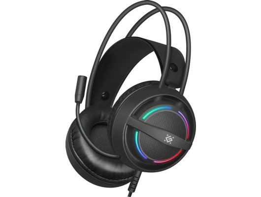 Игровые наушники проводные Defender Dexter RGB